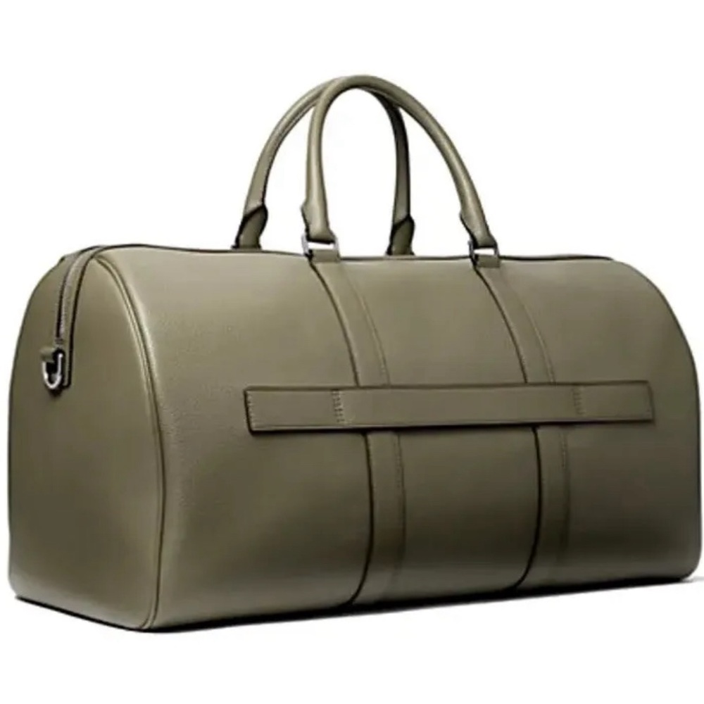 Michael Kors Mens XL Duffle Leather Bag Plane Train Vacation Travel Oliver NWT - Picture 6 of 7